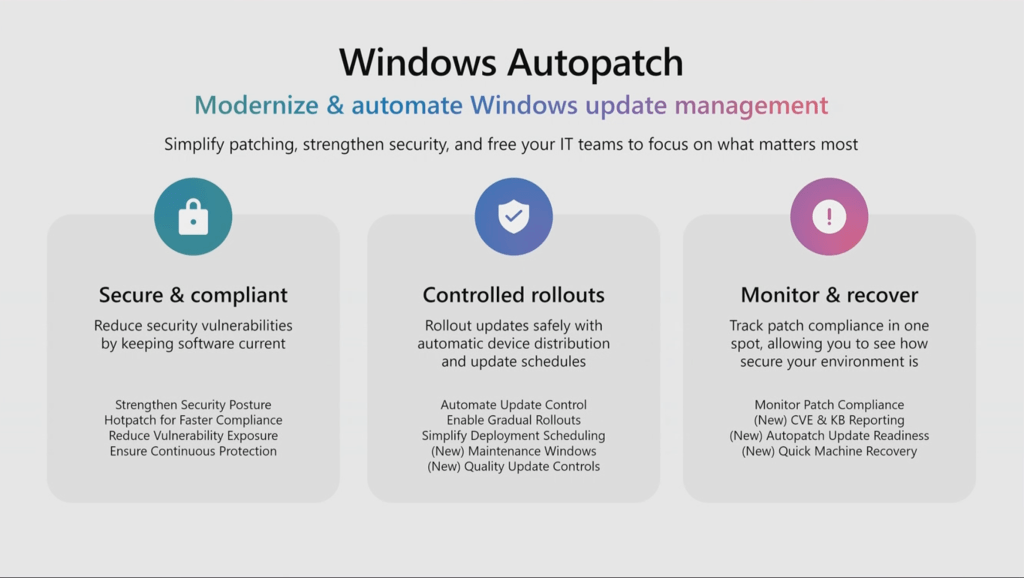 The Future of Windows Autopatch is Here (and It’s Awesome) | Previewed from Microsoft Ignite&nbsp;2025